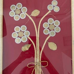 Art craft with LIRA coins